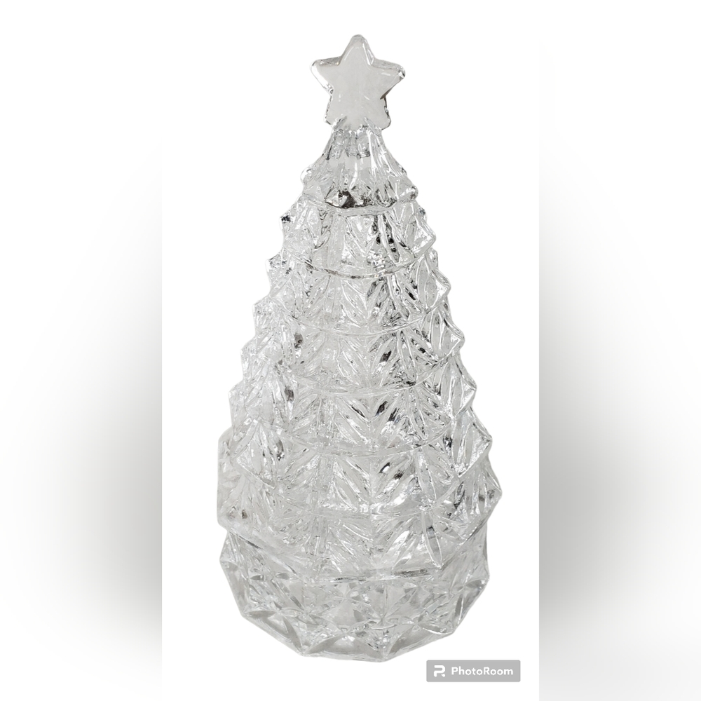 Glass Tree Candy Holder